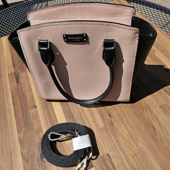 Kate Spade Jeanne Pink and Black Women's Handbag - Picture 7 of 11